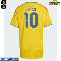 Kolumbien James Rodriguez #10 Heimtrikot Frauen WM 2026 Kurzarm